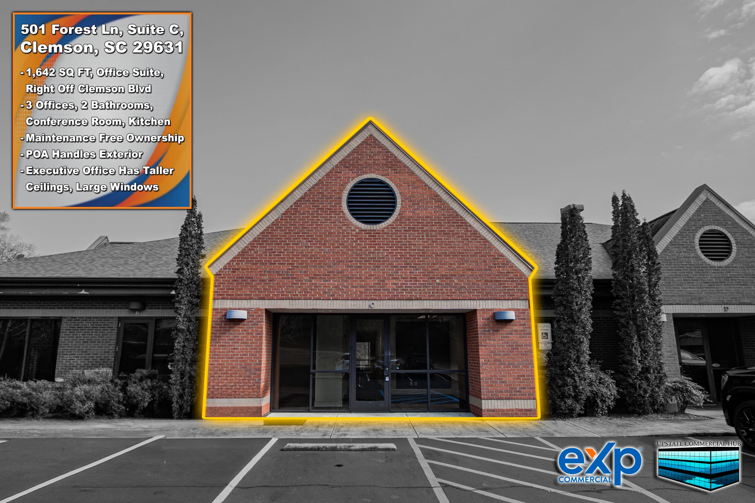 Office Suite in Clemson- 1,642 SQ FT- off HWY 123! photo 3