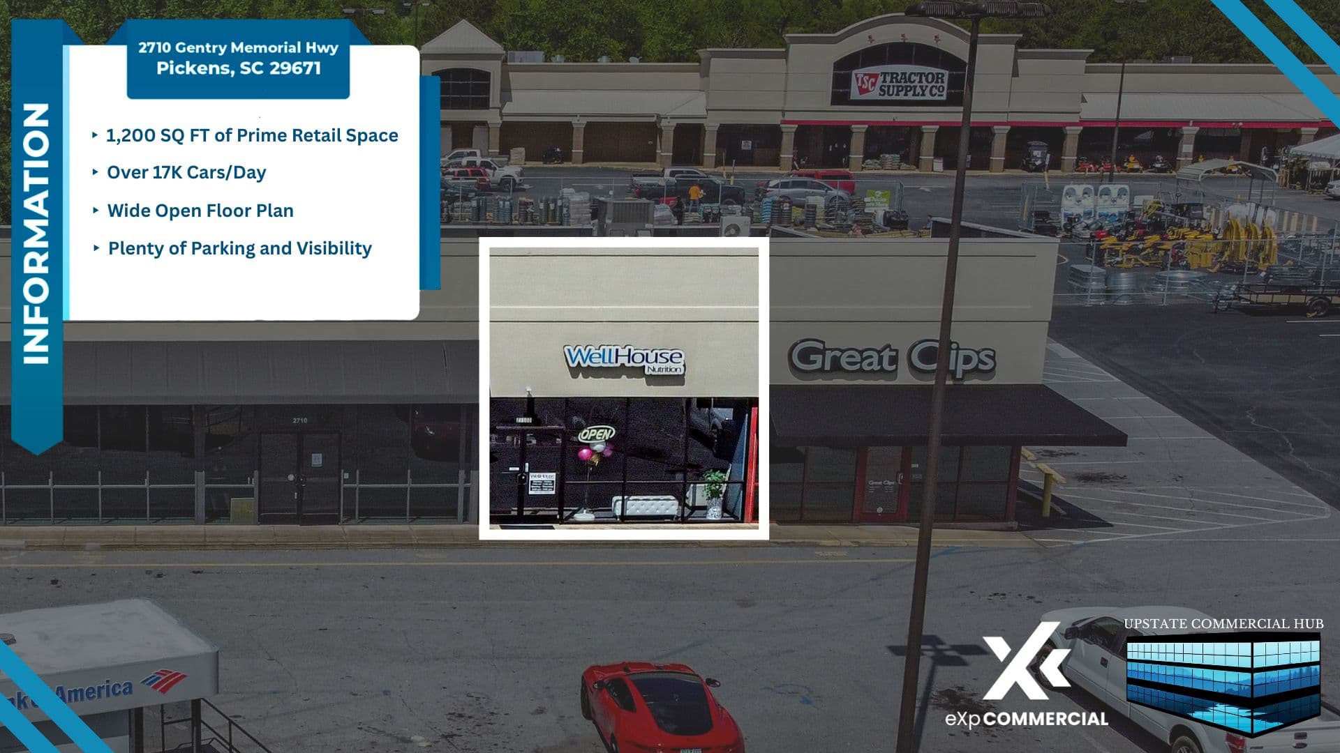 Retail Space- Pickens- 1,200 SQ FT photo 1