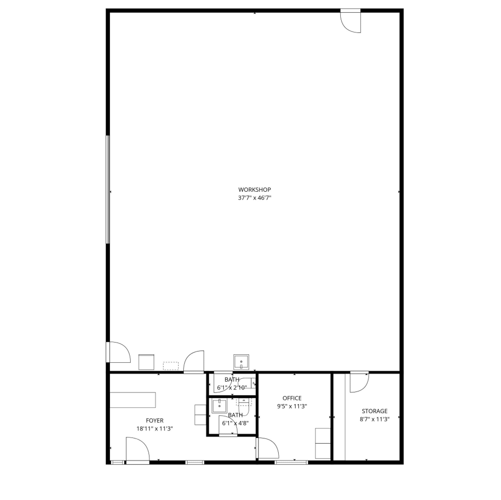 2,400 SQ FT Bldg- Central, Near Clemson photo 6